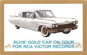 Elvis' Gold Car on Tour, RCA Victor Records Movie Star Actor Actress Film Sta...