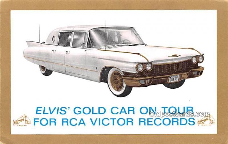 Elvis' Gold Car on Tour, RCA Victor Records Movie Star Actor Actress Film Sta...