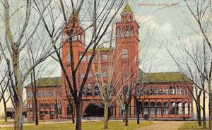 Boise Idaho Natatorium Street View Antique Postcard K98896