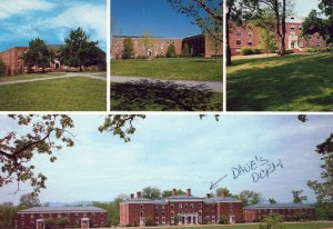 VINTAGE POSTCARD CONTINENTAL SIZE FOUR VIEWS OF LYNCHBURG COLLEGE VIRGINIA