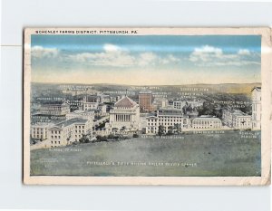 Postcard Schenley Farms District Pittsburgh Pennsylvania USA