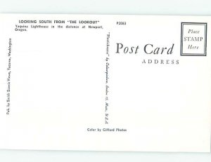 Pre-1980 PANORAMIC VIEW Newport Oregon OR AF0433