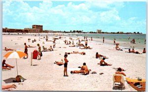 Postcard - St. Petersburg Municipal Beach - Treasure Island, Florida