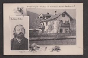 Home Of Mathais Dedler In Oberammergau, Germany - Unused