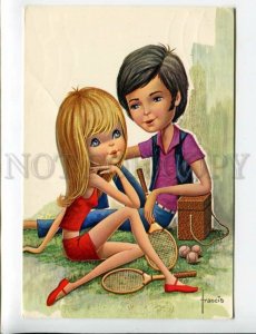 3174269 TENNIS Lovers Rest by FRANCIS old Colorful PC