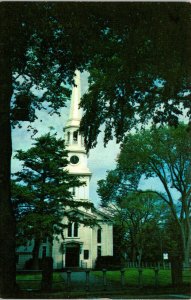 VINTAGE POSTCARD FIRST CONGREGATIONAL CHURCH WEST HARWICH CAPE COD MASSACHUSETTS