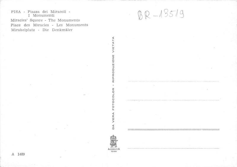 BR13519 Olace des Miracles les Monuments Pisa   italy