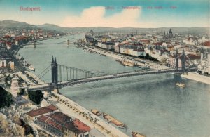 Hungary Budapest Latkep View Vintage Postcard 08.02