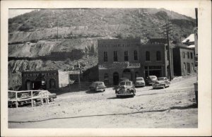 Central City CO Cars Ruins etc Real Photo Postcard c1950