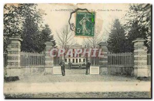 Old Postcard Chateau Ste Genevieve des Bois Pierre Park