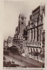 Spain Madrid Ministerio de Instruccion y Circulo de Bellas Artes Real Photo