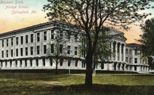 Vintage Postcard 1910's Missouri State Normal School Springfield Missouri MO