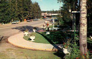 Canada Saskatchewan Waskesiu Street Scene