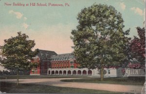 Postcard New Building at Hill School Pottstown PA