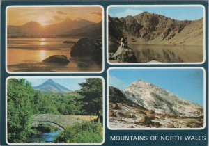 Wales Postcard - Mountains of North Wales, Snowdon, Crib Goch, Llyn Cau RR17520