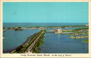 Florida Aerial View Clearwater Beach 1964