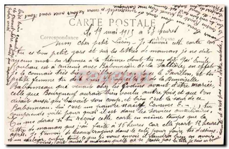 Old Postcard Arras Rue Des Grands Vieziers Army