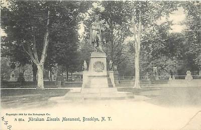 NY-BROOKLYN-ABRAHAM LINCOLN MONUMENT-MAILED 1905-K66799