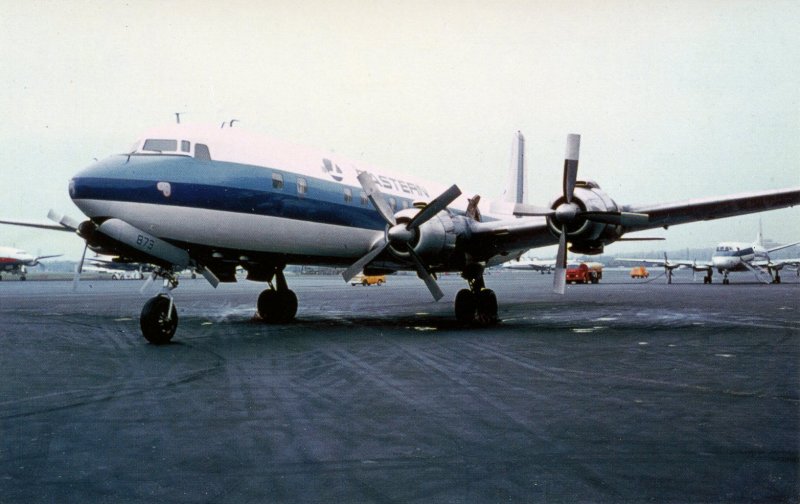 Eastern Airlines - Douglas DC-7   (aviationcards.com)