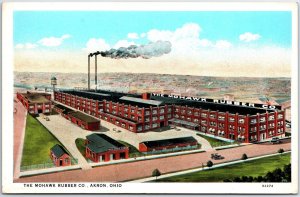 VINTAGE POSTCARD THE MOWHAWK RUBBER COMPANY AT AKRON OHIO (1930s)