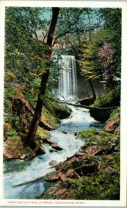 1910s Pontiac Canyon Starved Rock State Park Illinois Postcard