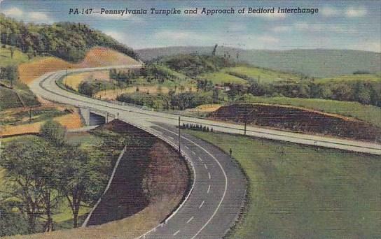 Pennsylvania Bedford Pennsylvania Turnpike And Approach Of Bedford Interchang...