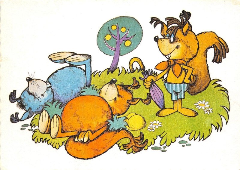 US89 Hungary Budapest humanized cartoon animals A Misi Mokus babfilm 1982