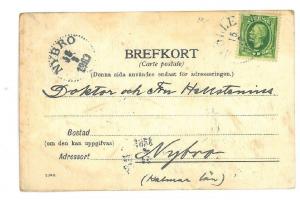 B82363 Sweden Kullen Akersberget 1904 perfect shape front/back image