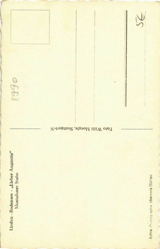 CPA AK Lindau- Lieber Augustin', Montafoner Stube GERMANY (940760)