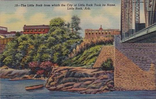 Arkansas Hot Springs National Park The Little Rock From Which The City Of Lit...