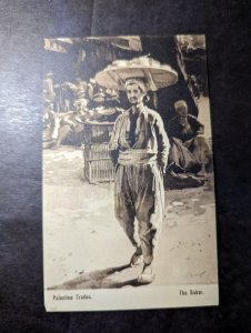 Mint British Palestine Postcard Palestinian Trades The Baker