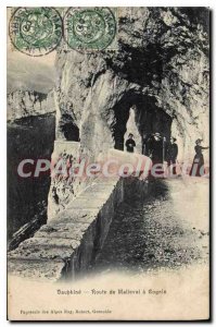 Old Postcard Dauphine Route De Malleval A Cognin