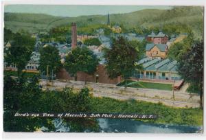Birds Eye View, Merrills Silk Mill, Hornell NY