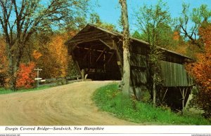 New Hampshire Sandwich Durgin Covered Bridge Over Cold River