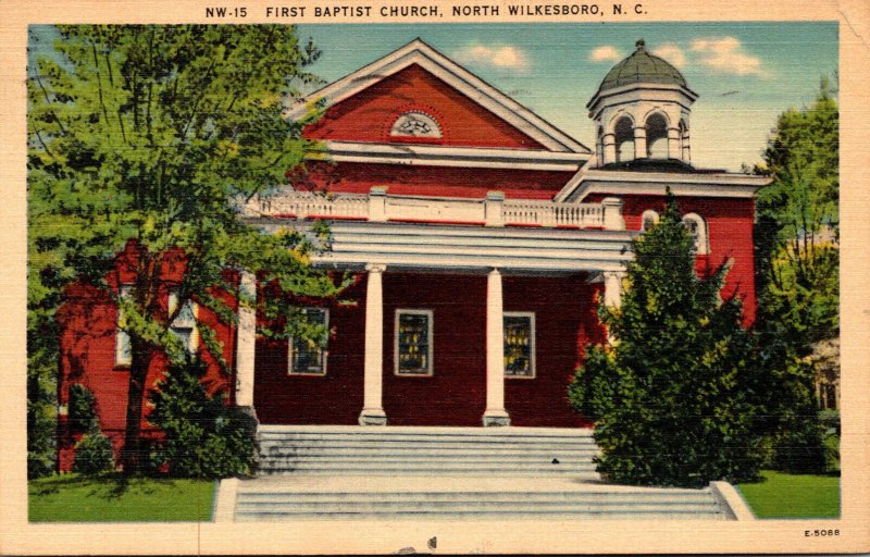 North Carolina North Wilkesbooro First Baptist Church 1946