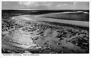 BG25710 nordseebad sahlenburg priel im wattenmeer  germany