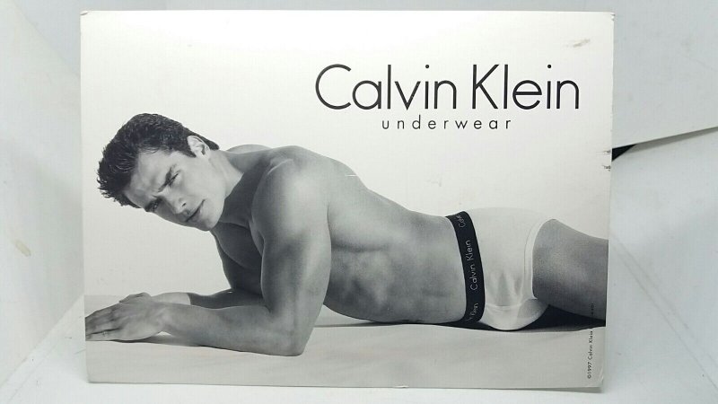 Calvin Klein Underwear Male Model Antonio Sabato Jr Vintage