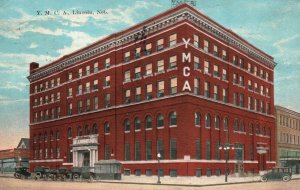 Vintage Postcard 1924 YMCA Historical Building Greetings From Lincoln Nebraska