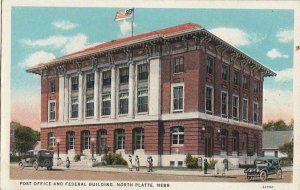 Postcard Post Office + Federal Building North Platte Nebraska NE