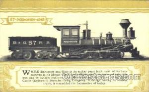 Memnon Train Trains Locomotive, Steam Engine,  Postcard Postcards  Memnon