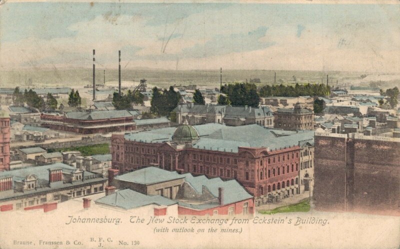 South Africa Johannesburg The New Stock Exchange from Eckstein's Building 06.86