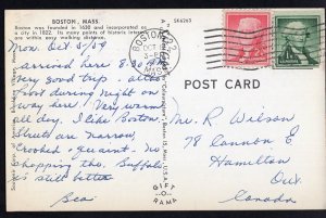 Massachusetts BOSTON Large Letter - MultiView - Greetings from - pm1959 Chrome