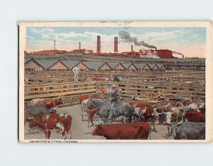 Postcard Union Stock Yards, Chicago, Illinois