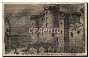 Old Postcard Tarascon Chateau du Roi Rene in Tarascon