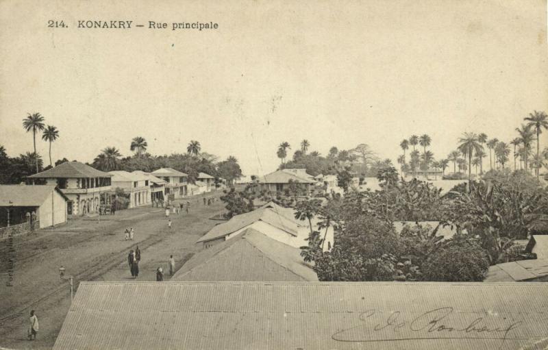 guinea, CONAKRY KONAKRY, Rue Principale (1907)