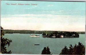 Postcard BOAT SCENE Ottawa Ontario ON AK0985