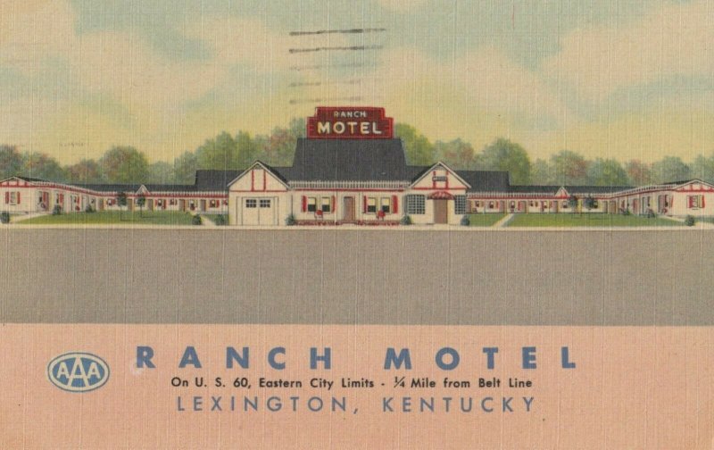 LEXINGTON , Kentucky, 1930-40s ; Ranch Motel