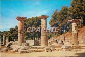 Postcard Modern Olympia Temple of Hera