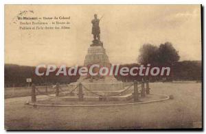 Postcard Old St Maxient Colonel Statue Denfert Rochereau Route Poltiers and P...