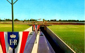 Canada - BC, Vancouver. The Deas Island Tunnel